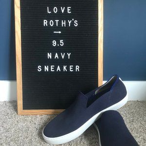 BRAND NEW Rothy's Navy Blue Sneakers (firm price)